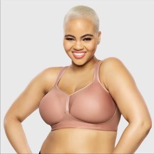 Paramour Women Arnica WireFree Contour Leisure Bra Dessert Tan Pink